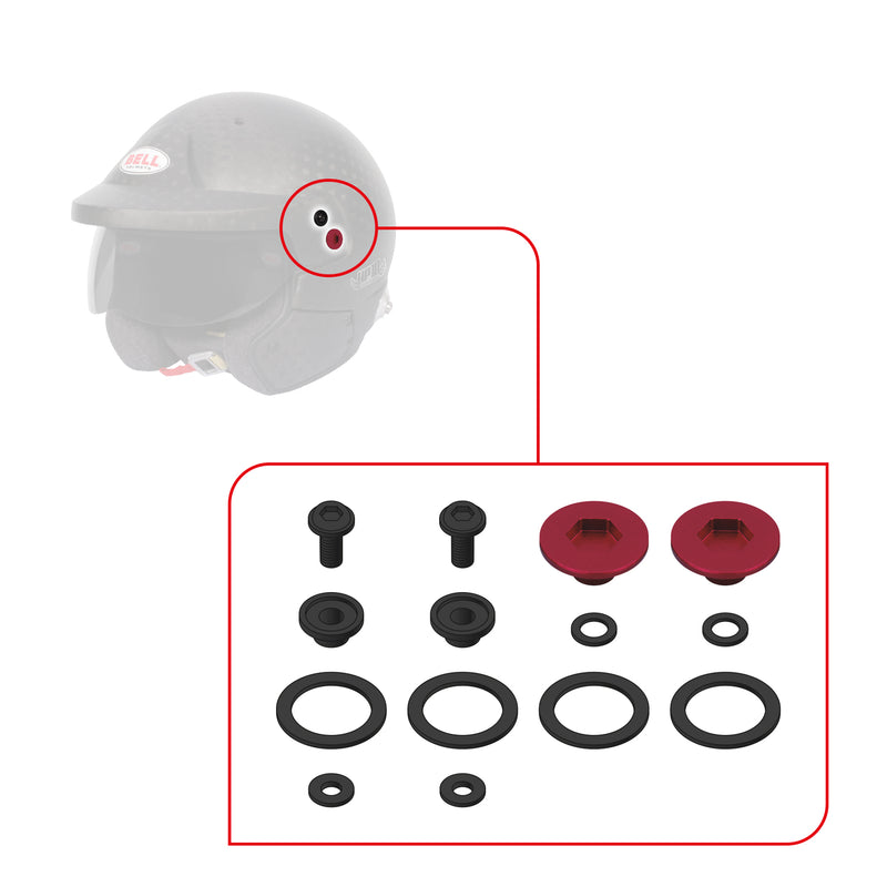Bell Pivot Kit (10 Series) For HP10 and Mag - 10 Helmets - FAST RACER