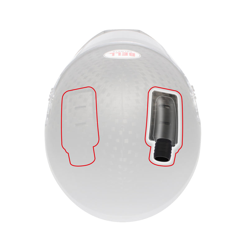 Bell Cover Plate And Forced Air V05 Nozzle For Bell HP6 / GT6 Helmets - FAST RACER