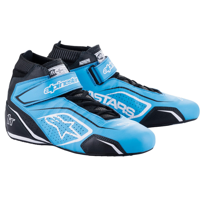 Alpinestars Tech-1 T V3 Racing Shoes SFI - Lite Blue/Black - Fast Racer