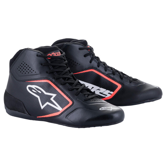Alpinestars TECH-1 K START V2 Kart Shoes - 2022 Colors - Black/Red - Fast Racer