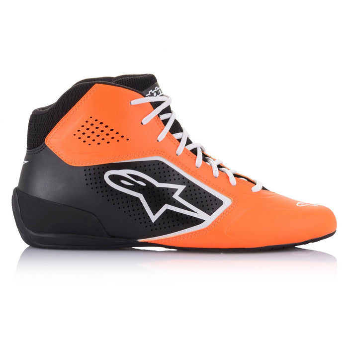 Alpinestars TECH-1 K START V2 Kart Shoes - 2022 Colors - Orange/Black - External - Fast Racer