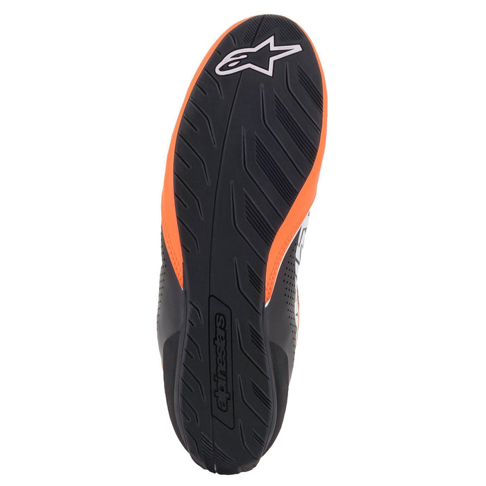 Alpinestars TECH-1 K START V2 Kart Shoes - 2022 Colors - Orange/Black - Sole - Fast Racer