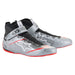 Alpinestars Tech-1 Z V3 Racing Shoes SFI - Silver/Black/Red - Pair - Fast Racer