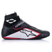 Alpinestars Supermono V2 US Racing Shoes SFI - Black/White/Red - External - Fast Racer