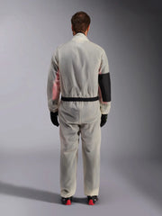 Full Back View of a Driver wearing the Alpinestars KART RAIN Suit - FAST RACER