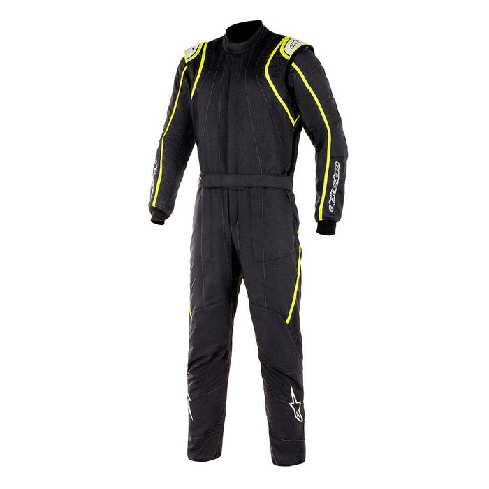 Alpinestars GP RACE V2 Bootcut Racing Suit - FIA and SFI - Black/Yellow Fluo - Fast Racer 