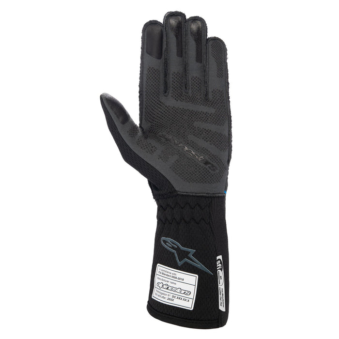 Alpinestars Tech-1 ZX V3 Racing Glove - Black/Anthracite - Palm - Fast Racer