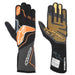 Alpinestars Tech-1 ZX V3 Racing Glove - Black/Orange - Pair - Fast Racer