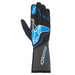 Alpinestars Tech-1 ZX V3 Racing Glove - Black/Blue - Ext - Fast Racer