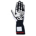 Alpinestars Tech-1 K V3 Kart Gloves - Black/White/Red - Fia Approved - Fast Racer