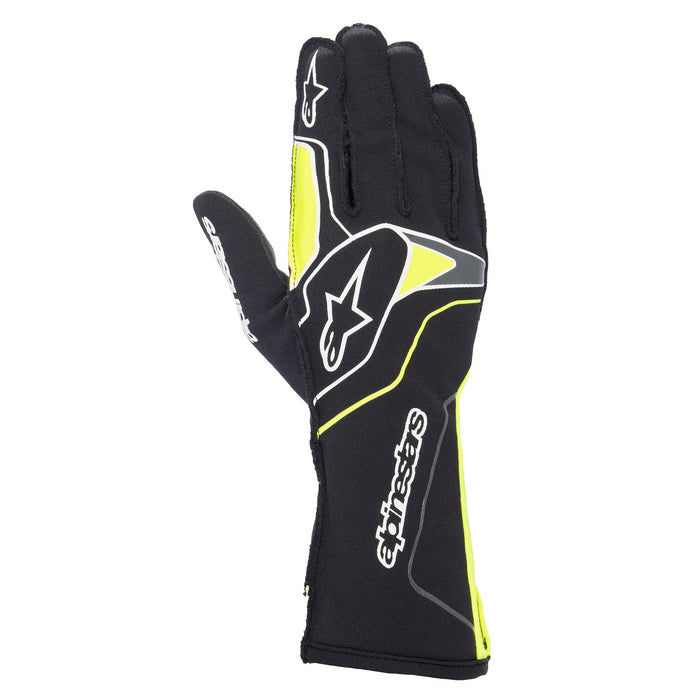Alpinestars Tech-1 KX V3 Kart Gloves - Black/Yellow Fluo - Fast Racer