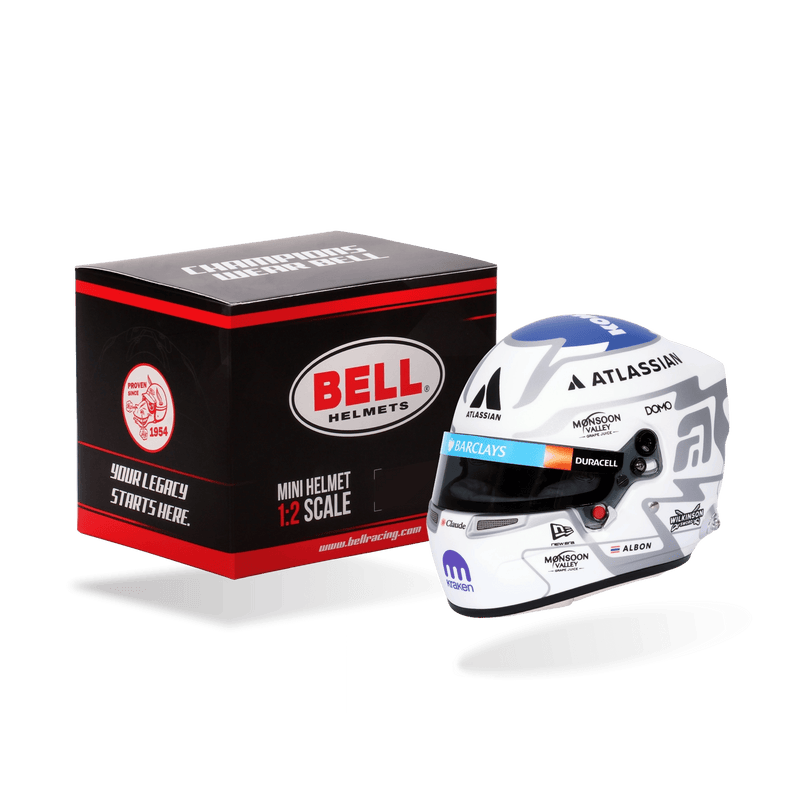 Alex Albon 2026 Season F1 Mini Helmet & Display Case Bundle - FAST RACER