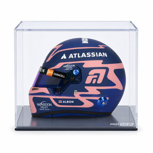 Alex Albon 2025 Season F1 Mini Helmet & Display Case Bundle - FAST RACER