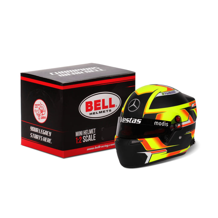 Bell 1:2 Scale Mini Helmet Stoffel Vandoorne 2023 Formula E DS Penske - FAST RACER