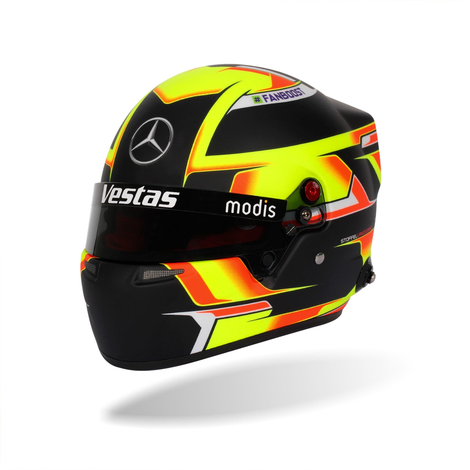 Casque 1/2 Stoffel Vandoorne F1 Spa Francorchamps 2017 Bell Casque 1/2 Stoffel Vandoorne F1 Spa Francorchamps 2017 Bell