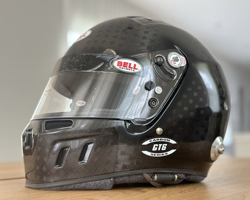Bell GT6 RD Carbon-4C Hans - Snell SA2020, FIA8859 Racing Helmet With Radio, Drinking Tube, 4-pin IMSA Cable - Fast Racer