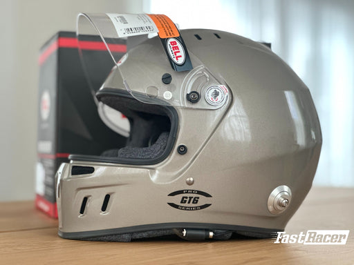 Bell GT6 RD-4C Composite Racing Helmet With Radio, Drinking Tube, 4-Pin IMSA connector with a Coil Cord +Free Fleece Bag - Fast Racer