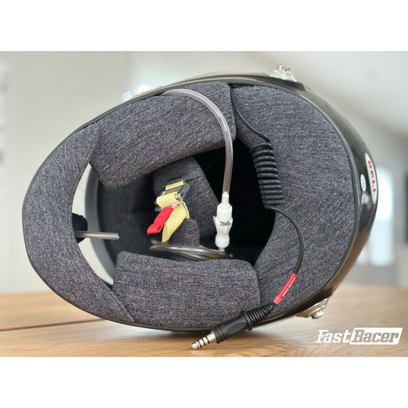 Bell GT6 RD - 4C/EC Carbon Racing Helmet with Mic / Ear Cups / Drinking Tube / IMSA Connector - SA2020 / FIA8859 - FAST RACER