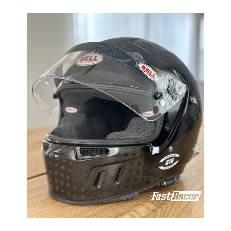 Bell GT6 RD - 4C Carbon Racing Helmet With Mic / Drinking Tube / IMSA Connector - SA2020 / FIA8859 - FAST RACER