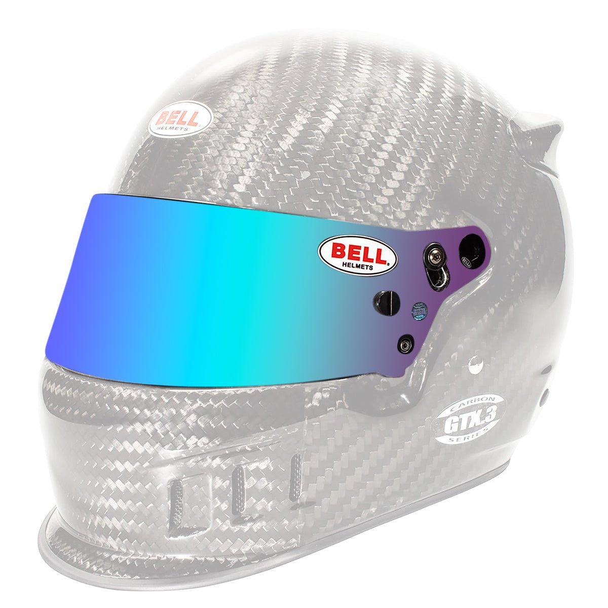 bell helmet 3 mode shield Bell SE03 3mm Replacement Shield For GTX3 , GP3 and HP3 Helmets Gold Mirror DSAF