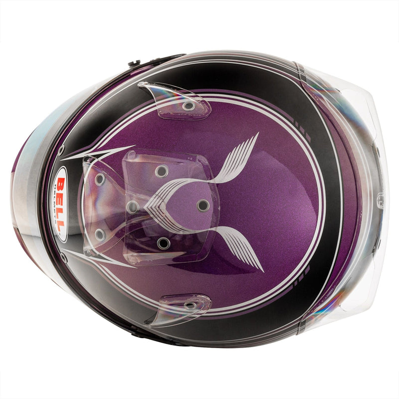 bell hamilton helmet Bell KC7-CMR Kart Helmet Lewis Hamilton Black/Purple +Free HP Bag — FAST RACER