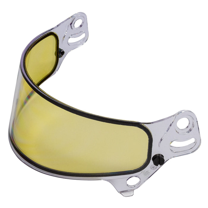 Bell SE07 3mm Replacement Shield For HP7 and RS7 Helmets - Clear / Yellow Insert - Fast Racer