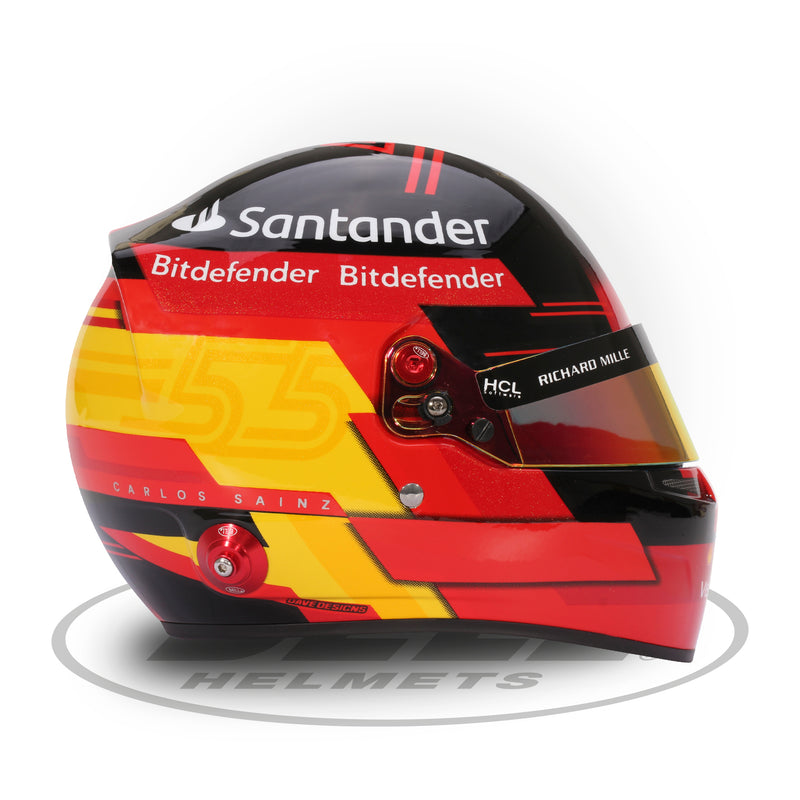 Bell 1:2 Scale Mini Helmet Carlos Sainz 2023 - FAST RACER