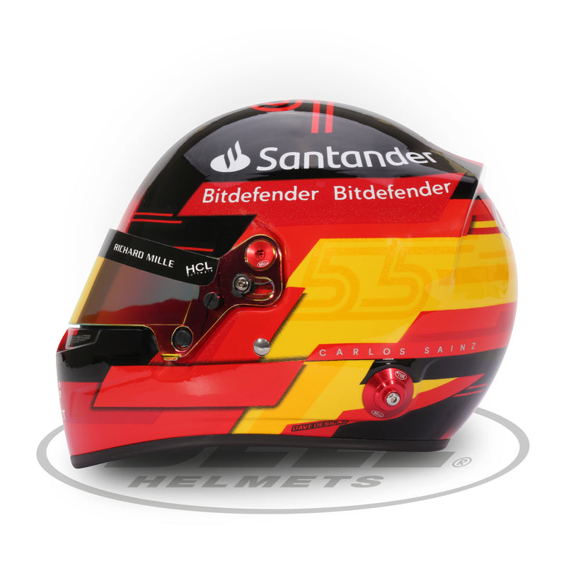 Bell 1:2 Scale Mini Helmet Carlos Sainz 2023 - FAST RACER