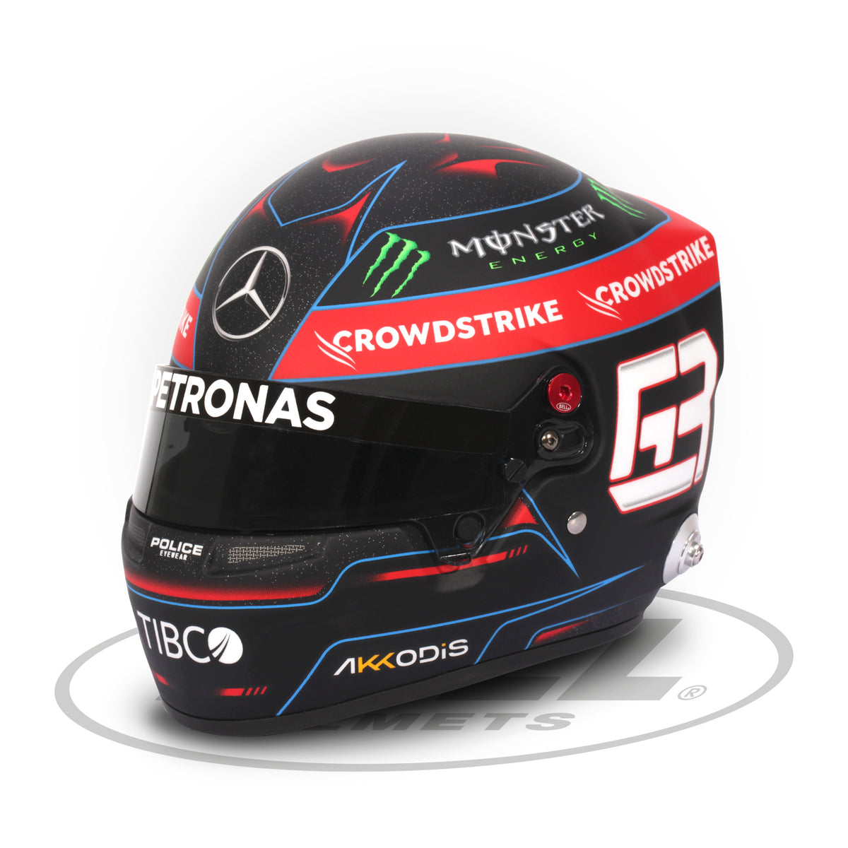 Bell 1:2 Scale Mini Helmet George Russell 2022 Formula 1