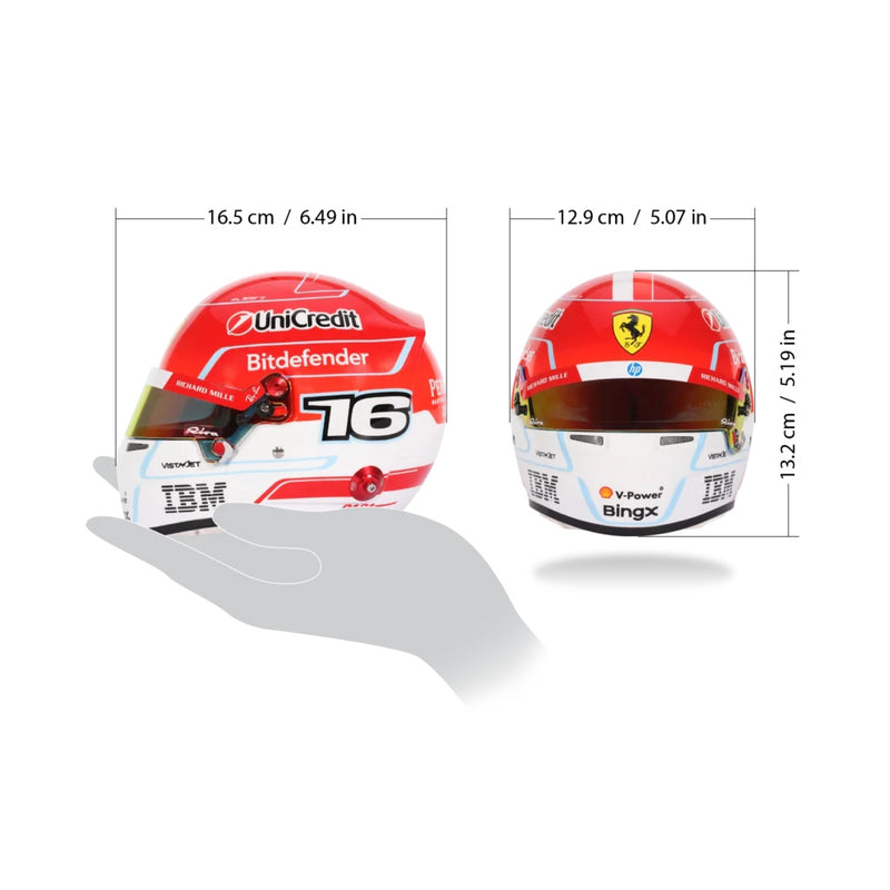 Bell Charles Leclerc 1:2 Scale F1 Mini Helmet / Ferrari - 2026 F1 Season