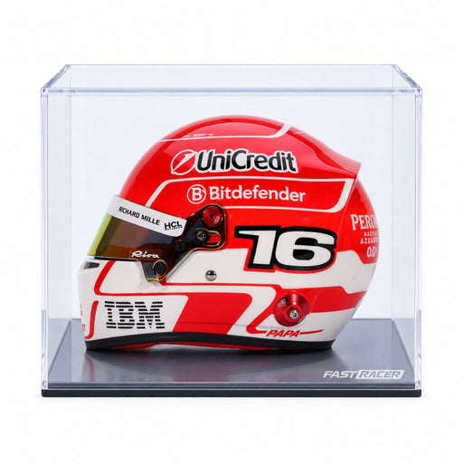 Charles Leclerc 2025 Season F1 Mini Helmet & Display Case Bundle - FAST RACER