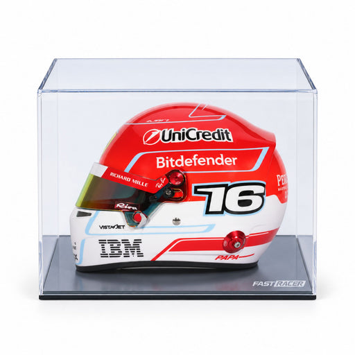 Charles Leclerc 2026 Season F1 Mini Helmet & Display Case Bundle - FAST RACER