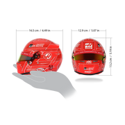 Esteban Ocon 2026 F1 Bell mini helmet shown from side and rear angles for design comparison - Fast Racer
