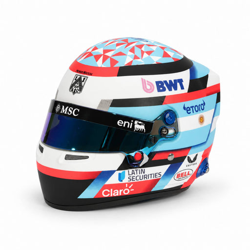 Franco Colapinto 2026 Season F1 Mini Helmet & Display Case Bundle - FAST RACER