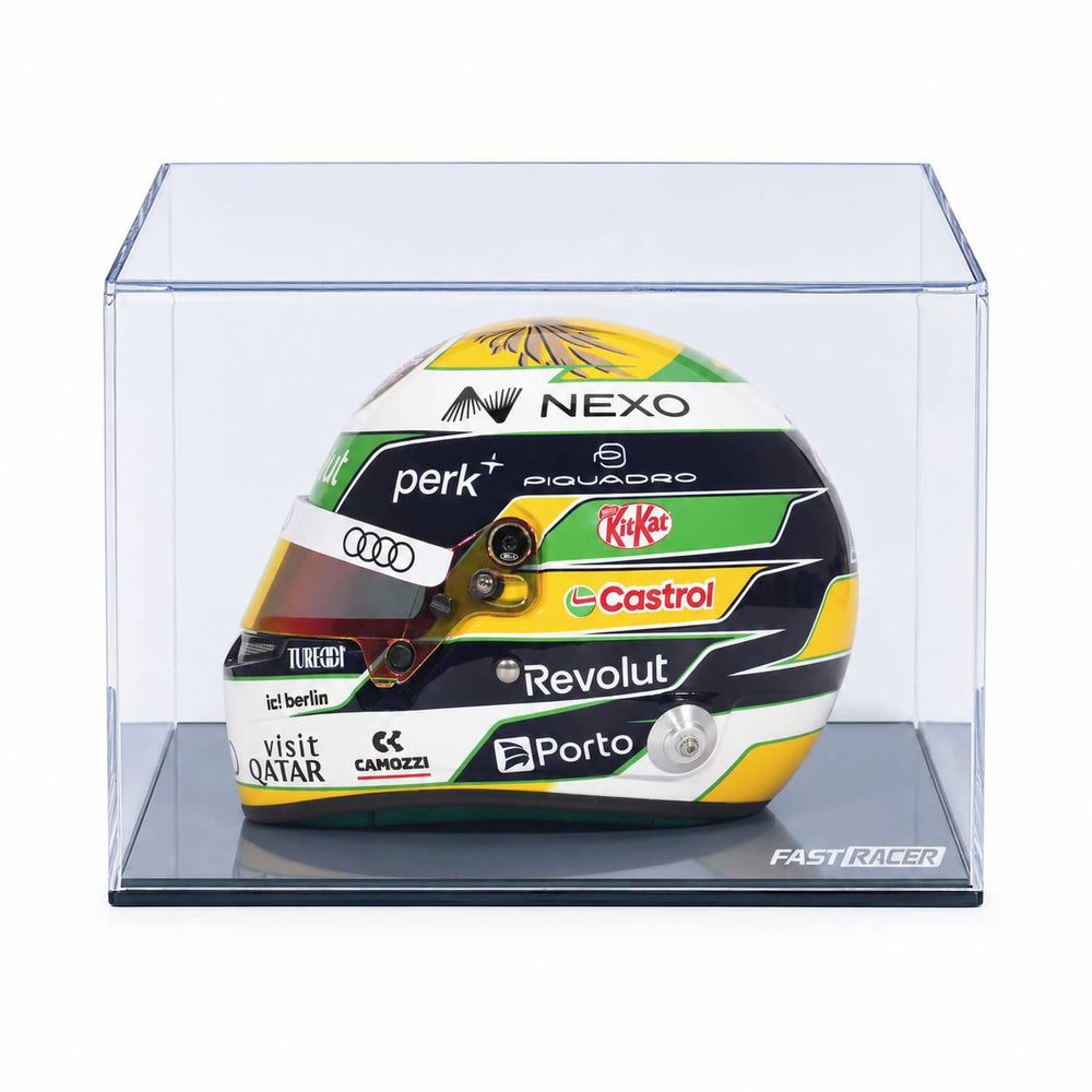 Gabriel Bortoleto 2026 Season F1 Mini Helmet & Display Case Bundle - FAST RACER