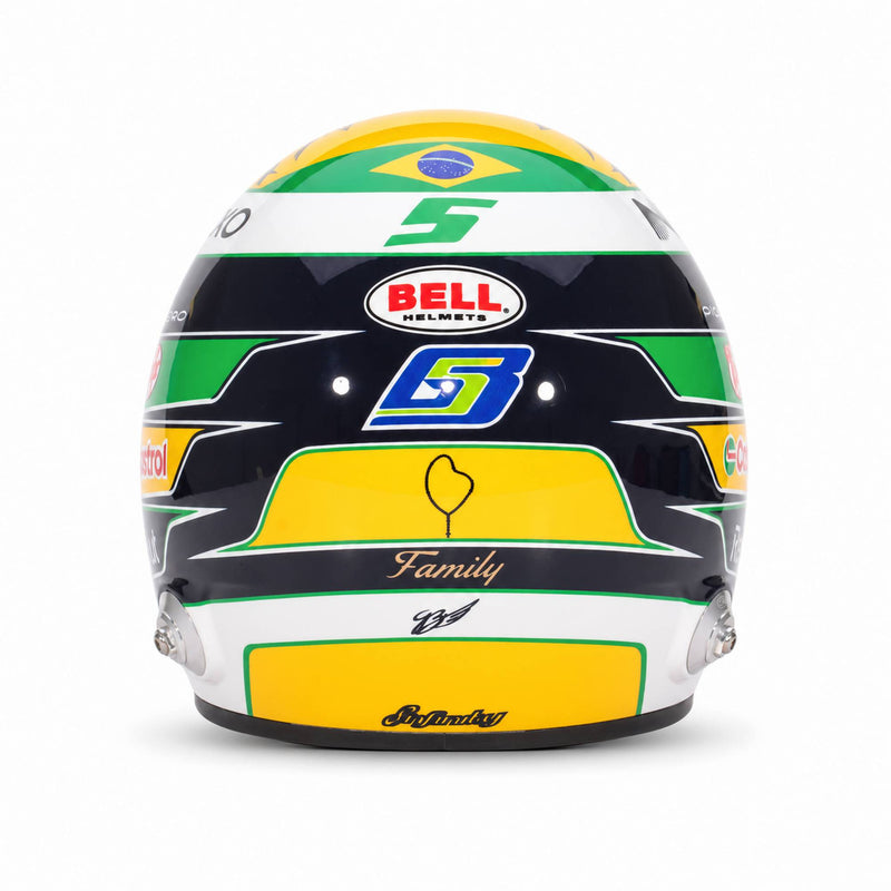 Gabriel Bortoleto 2026 Season F1 Mini Helmet & Display Case Bundle - FAST RACER