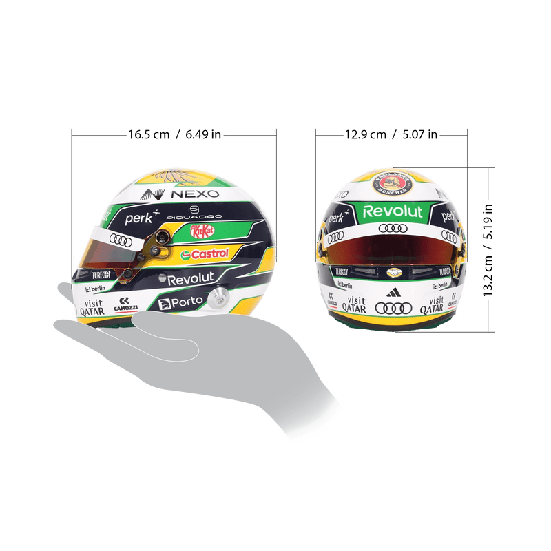Gabriel Bortoleto 2026 Season F1 Mini Helmet & Display Case Bundle - FAST RACER