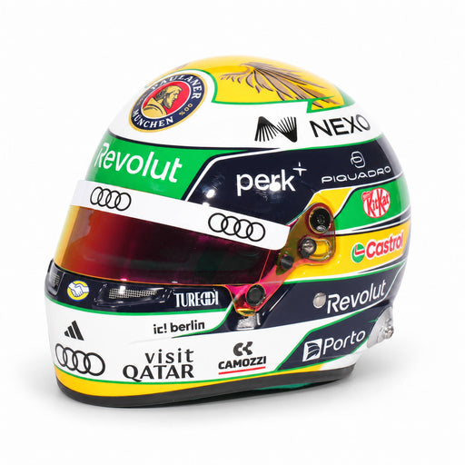 Gabriel Bortoleto 2026 Season F1 Mini Helmet & Display Case Bundle - FAST RACER