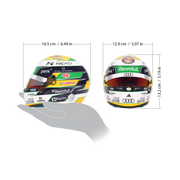 Gabriel Bortoleto 2026 F1 Bell 1:2 scale mini helmet displayed with its Bell presentation box - Fast Racer