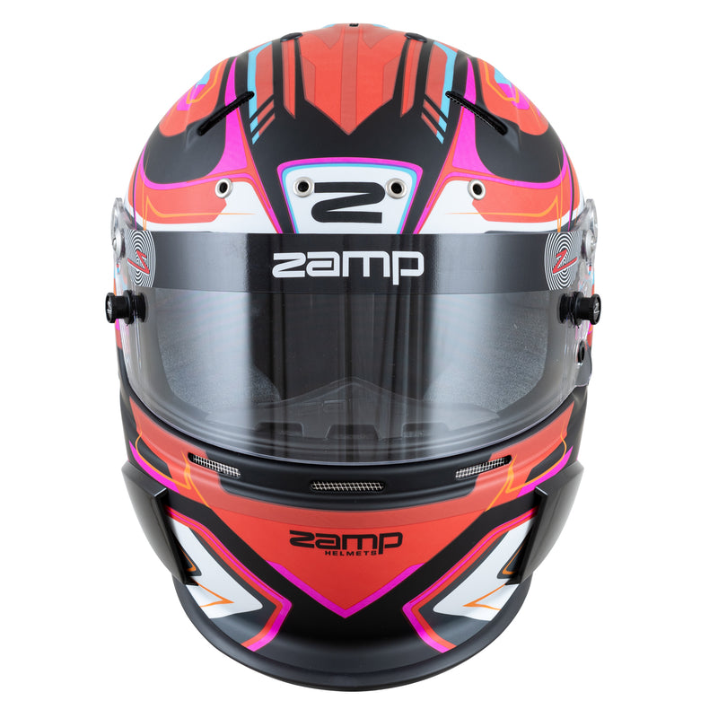 Zamp RZ - 70E Switch Matte Graphic Racing Helmet - FIA 8859 And Snell SA2020 - FAST RACER