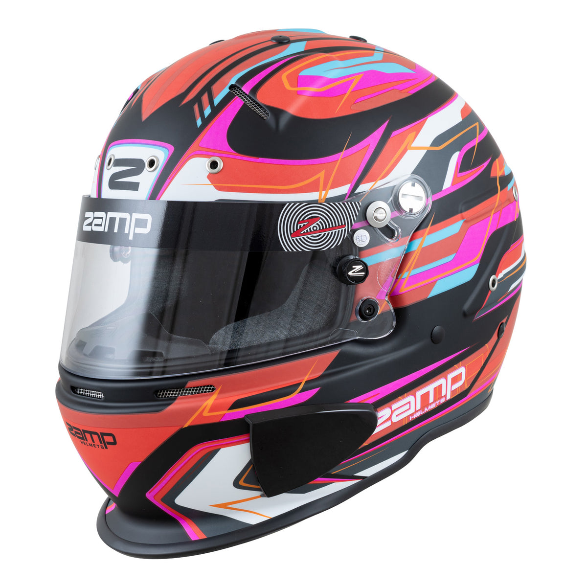 Zamp RZ-70E Switch Matte Graphic Race Helmet FIA 8859 And Snell