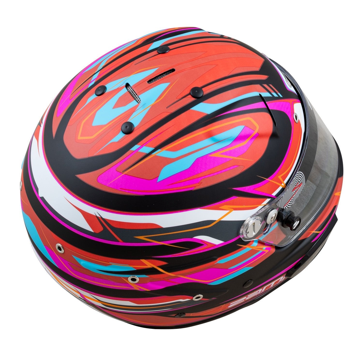 Zamp RZ-70E Switch Matte Graphic Race Helmet FIA 8859 And Snell