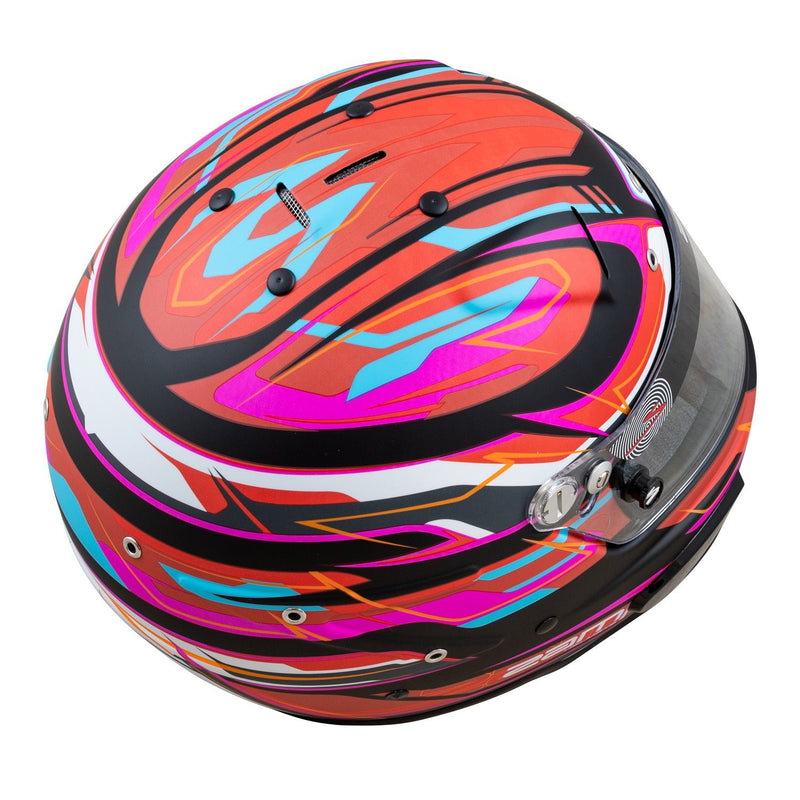 Zamp RZ - 70E Switch Matte Graphic Racing Helmet - FIA 8859 And Snell SA2020 - FAST RACER