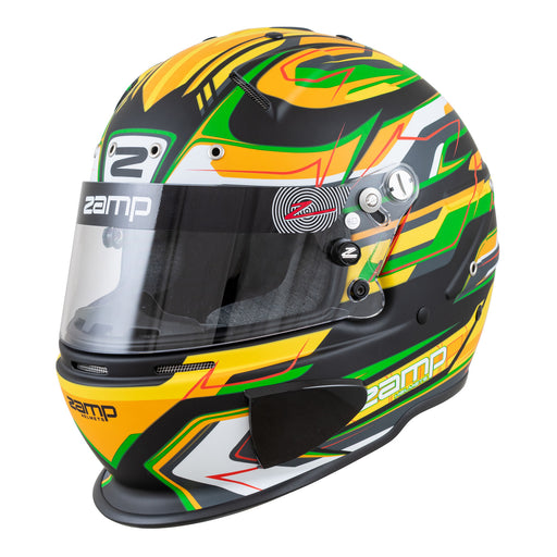 Zamp RZ - 70E Switch Matte Graphic Racing Helmet - FIA 8859 And Snell SA2020 - Fast Racer
