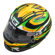 Zamp RZ - 70E Switch Matte Graphic Racing Helmet - FIA 8859 And Snell SA2020 - FAST RACER