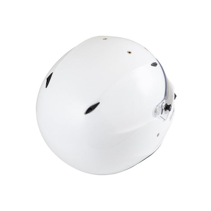 Zamp ZR-72 FIA 8859-2015 & Snell SA2020 Racing Helmet - Gloss White - Rear - Fast Racer