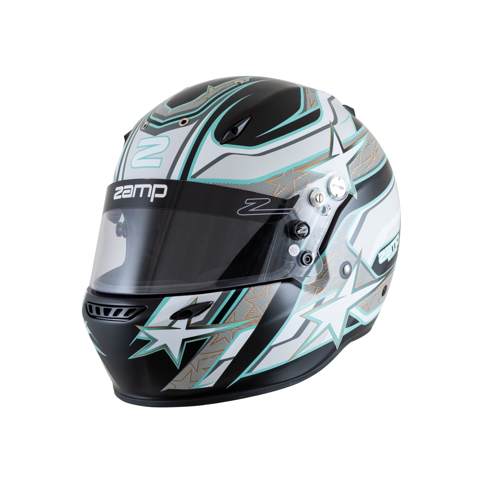 Zamp ZR-72 Graphic FIA8859-2015, Snell SA2020 Race Helmet, Fast