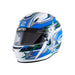 Zamp ZR-72 Graphic FIA 8859-2015 & Snell SA2020 Racing Helmet  - Blue/White - Main - Fast Racer