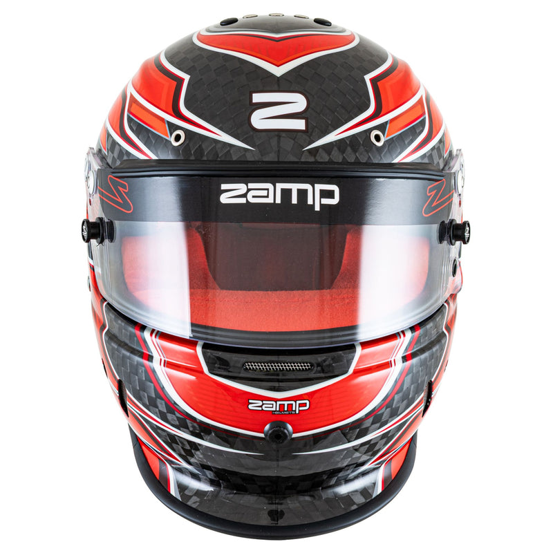 Zamp RZ - 67D Graphics Carbon Dirt Performance Racing Helmet with Color Match Interior - Snell SA2025 - FAST RACER