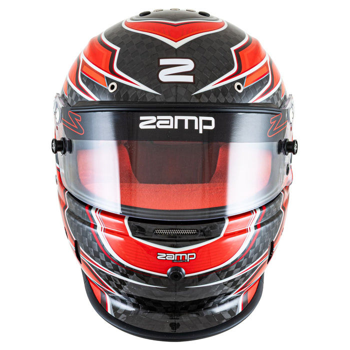 Zamp RZ - 67D Graphics Carbon Dirt Performance Racing Helmet with Color Match Interior - Snell SA2025 - FAST RACER